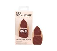 Real Techniques Makeupsaver Sponge, Makeup Blender Sponge For Liquid & Cream Formulations, Natural Finish & Reduces Makeup Waste, Targeted Application, Cruelty & Latex-Free, 1 Count