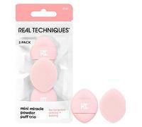 Mini Miracle Powder Puff Trio, For Setting and Baking, Mini Makeup Puff For Loose and Pressed Powder, Targeted Setting Under Eyes and On Blemishes,3