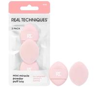 Mini Miracle Powder Puff Trio, For Setting and Baking, Mini Makeup Puff For Loose and Pressed Powder, Targeted Setting Under Eyes and On Blemishes,3