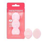 Mini Miracle Powder Puff Trio, For Setting and Baking, Mini Makeup Puff For Loose and Pressed Powder, Targeted Setting Under Eyes and On Blemishes,3