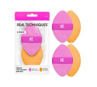 Real Techniques Miracle 2In1 Powder Puff, DualSided, FullSize Makeup Blending...