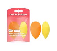 Miracle Complexion Sponge + Concealer Sponge Duo, Makeup Blending Sponges For Foundation & Concealer, Offers Light To Medium Coverage, Natural, Dewy
