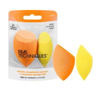 Real Techniques Miracle Complexion Sponge + Concealer Sponge Duo, Makeup Blending Sponges For Foundation & Concealer, Offers Light To Medium Coverage,