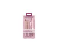 REAL TECHNIQUES Naturally Beautiful Eye Makeup Brush Kit, Professional Eye Brush Set, Soft Bristles, Cosmetic Brushes For Eyeshadow, Eyebrow,