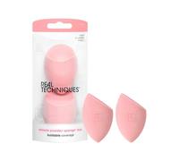Real Techniques New Foam Technology Miracle Powder Sponge for Even Powder Application, 2 Pack