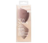 Real Techniques New Nudes Bare Finish Sponge Duo, Beauty Sponges for Liquid F...