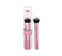 REAL TECHNIQUES Tapered Cheek Makeup Brush, For Blush, Highlighter, or Loose Powder, Soft Bristles, Precise Application, 1 Count, Pink
