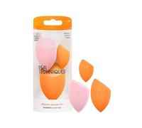 Real Techniques Ultimate Makeup Sponge Trio, Makeup Blending Sponges, For Liquid, Cream, & Powder Products, Powder & Foundation Sponges, Mini Makeup Sponge, Latex-Free Foam, Travel-Friendly, 3 Count