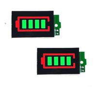 Real Time Battery Charging Indicator Module Set of 2, 334V, 5mA, Easy to Use (Green)