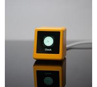 Real-Time Cryptocurrency and Stock Price Ticker with Currency Exchange Converter, Weather Display, Digital Clock, Thousands of Coin Support, ABS Desktop Design, USB-C Power(White)