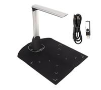 Real Time Document Scanner 5MP USB OCR Recognition Foldable Portable Camera for A4 Size, with Real Time Projection and Video Recording, for Remote Learning
