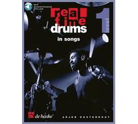 Real Time Drums in Songs (D) Arjen Oosterhout Book and Audio Online Drum Kit De
