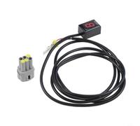 Real-Time Gear Number Screen for Suzuki for boulevard Real-Time | for ecu data readout, 1-6 gear range, real-time accuracy, red LED for source, black plastic case