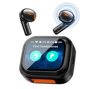 Real Time Translation Earbuds, Noise Canceling Audio, Wireless LCD Touch Display For Travel Study Communication, Language Smart Chip, Long Battery Charging Case, Hands Free Conversation Solution