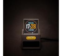 Real-Time Weather and Financial Ticker Clock for Desktop Featuring Price Viewer, Multi-Country Stock Support, Gold Rates, Exchange Rates, Time (Transparent)