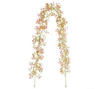 Real Touch Artificial Flower Vines For Indoor & Outdoor Wedding Decor - Easy(AL49-480-1Pink)