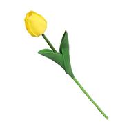 Real Touch Artificial Tulips 1PCS/18PCS - Fake Tulips Artificial Flowers Faux Rainbow Tulips for for Wedding/DIY Craft/Home/Birthday Party/Office/Hotel Decoration