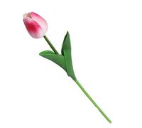 Real Touch Artificial Tulips 1PCS/18PCS - Fake Tulips Artificial Flowers Faux Rainbow Tulips for for Wedding/DIY Craft/Home/Birthday Party/Office/Hotel Decoration