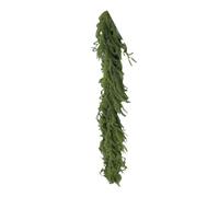 Real Touch Norfolk Pine Garland Green Artificial Christmas Garland Faux Greenery for Holiday Fireplace Mantel Window Indoor Outdoor Decor