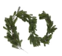 Real Touch Norfolkk Pine Garland - Elegant Design, Soft-Artificial Christmas Garland, Faux Cedar Garlandd | Garlands for Christmas Table Fireplace Stairs Mantle