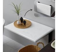 Real Turkish Bath Natural Marble Wall Mounted Folding Shower Seat, Handmade Foldable Waterproof Sturdy Chair, Premium Quality Space Saving Bathroom Stool, Inside Bath Fold Down Bench