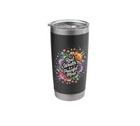 Real Wealth is A Peaceful Mind Peace Money Truth - Stainless Steel Insulated Tumbler