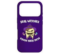 Real Witches Brush Their Teeth Monster Tooth Halloween Case for iPhone 17 Pro