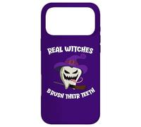 Real Witches Brush Their Teeth Monster Tooth Halloween Case for iPhone 17 Pro Max