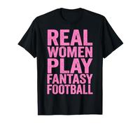 Real Women Play Fantasy Football Fun Item T-Shirt