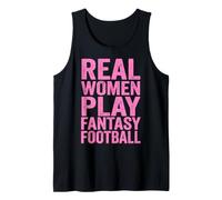 Real Women Play Fantasy Football Fun Item Tank Top