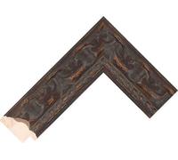 Real Wood, Hand Crafted Frames (Bezel) for the Samsung Frame TV 2021 to 2025 (Dark Wood Ornate, 32 inch)