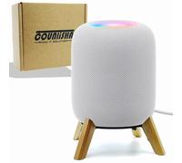 Real Wood Stand for Homepod 2nd gen 2023, Tripod Accessories for Sound Better, Secure Stable Wooden Mount Holder for Home pod 2nd (White Oak)