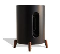 Real Wood Stand for sonos sub mini subwoofer on Floor,Table,Carpet,Walnut