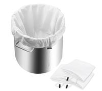 Realand 4 Pack 64.5 x 58.6cm Extra Large Brew Bags, Reusable Fine Mesh Strainer Bag, Drawstring Filter Bag for Beer Brewing Cider Mead Wine Making Supplies Brew In a Bag