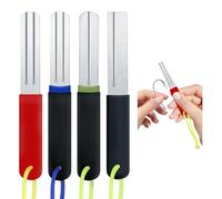 Realand 4 Pack Fishing Hook Sharpener, Diamond Fish Hook File with Double Sided Fine and Coarse Grit Portable Sharpening Tool for Fishing Hook Knife Needle Tweezer
