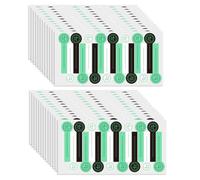 Realand 800pcs Handmade Food Baking Seal Stickers, Black Green White Self Adhesive Bakery Stickers, 10cm Strip Tamper-Proof Packaging Sealing Labels for Lollipop Cake Cookie