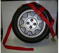 Realco Equipment Spec Lift and Dolly Car Harness Cradle Recovery Straps with Snap Hooks