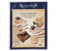 Realeather Crafts 8.5 x 11-inch, Veg-tan Tooling Leather, 8.5" x 11"