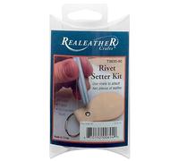 Realeather Crafts Rivet Setter Kit Nickel, Assorted Finishes
