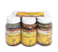 Realeather Fiebings Leather Dye 2oz 6/Pkg-Assorted