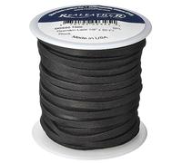 Realeather Triumph Cowhide Leather Sheet for Crafting, Black, 1/8 in. x 50 ft