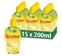 ReaLemon Lemon Juice 15 x 200ml - Tasty, Practical, Convenient - Blended from Selected Origins