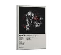 Realer by Youngboy Never Broke Again Poster Wall Art Aesthetic Cover Poster Design Painting for Living Room Bed Room 12x18inch(30x45cm) Frame-style