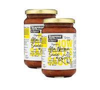 Realfoods by Organico | Organic Alla Norma Pasta Sauce with Aubergine, Tomato, Garlic & Basil - Classic Italian Recipe - Perfect for Pasta & Vegetables | 350g (Pack of 2)
