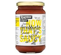 Realfoods by Organico | Organic Arrabbiata Sauce Bold, Zesty & Authentically Italian 350g (Pack of 1)