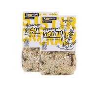 Realfoods by Organico | Organic Asparagus Risotto Rice - Authentic Italian Flavour, Ready in Minutes 250g (Pack of 2)