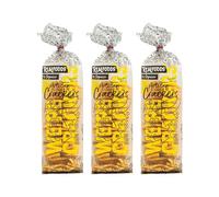 Realfoods by Organico | Organic Baked Crackers with Extra Virgin Olive Oil - Crunchy Seafarer Crackers, Small-Batch, Vegan-Friendly, 180g (Pack of 3)
