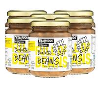 Realfoods by Organico | Organic Borlotti Beans in Water | Hand-Sorted, Small-Batch from Turin, Italy | Ready-to-Eat, High-Protein, Vegan, 370g (Pack of 6)