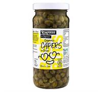 Realfoods by Organico Organic Capers in Brine 250g