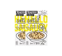 Realfoods by Organico | Organic Italian Girelle Pasta - Bronze-Cut, Vegan Durum Wheat Pasta, Slow-Dried in Bari, Perfect for Cream Sauces & Pasta Bakes, No GMO, No Preservatives, 500g (Pack of 2)